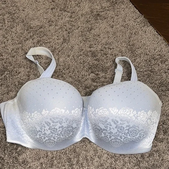 Soma White Lace Full-Coverage Bra - Picture 1 of 4